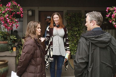 Maia Mitchell, Aprill Winney, Kerr Smith - The Fosters - Father's Day - Tournage