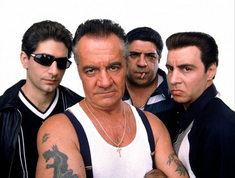 Michael Imperioli, Tony Sirico, Vincent Pastore, Steven Van Zandt - Die Sopranos - Werbefoto