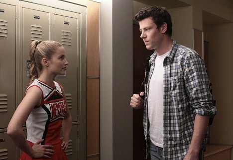 Dianna Agron, Cory Monteith - Glee - Throwdown - Van film