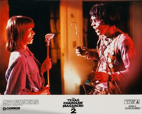 Caroline Williams, Bill Moseley - The Texas Chainsaw Massacre 2 - Lobby Cards