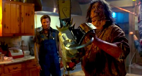 Viggo Mortensen, R.A. Mihailoff - Leatherface: Texas Chainsaw Massacre III - Filmfotók