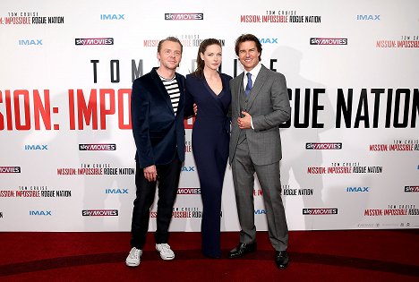 Simon Pegg, Rebecca Ferguson, Tom Cruise - Misión: Imposible. Nación secreta - Eventos