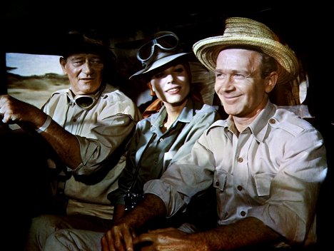 John Wayne, Elsa Martinelli, Red Buttons