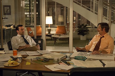 Jon Hamm, Kevin Rahm - Mad Men - Time & Life - Photos