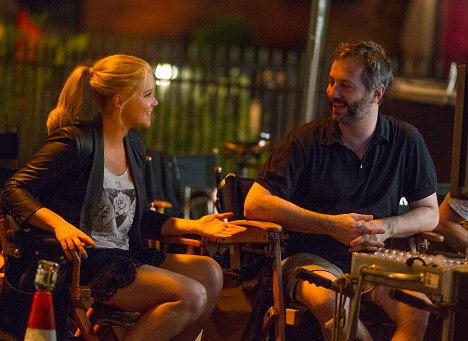 Amy Schumer, Judd Apatow - Trainwreck - Van de set