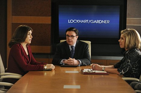 Julianna Margulies, Nathan Lane, Christine Baranski - The Good Wife - And the Law Won - Photos