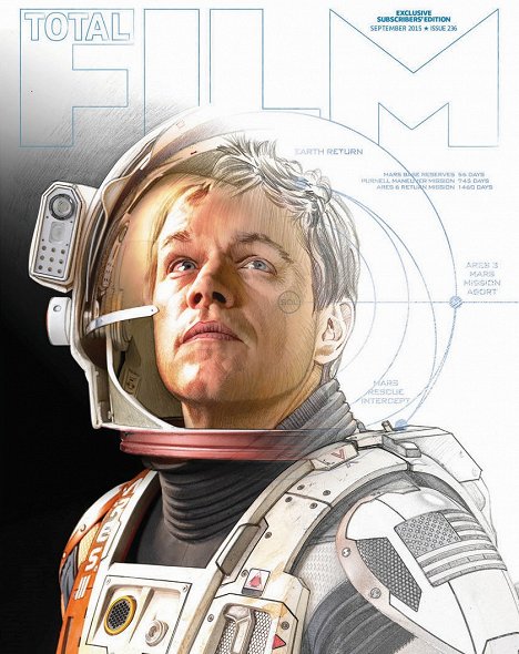 Matt Damon - Marte (The Martian) - Arte conceptual