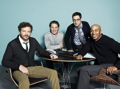 Danny Masterson, Michael Cassidy, Adam Busch, James Lesure - Men At Work - Werbefoto