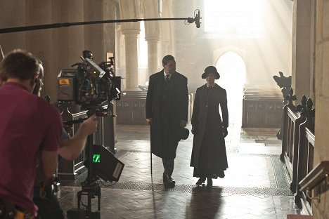 Brendan Coyle, Joanne Froggatt - Downton Abbey - Episode 5 - Del rodaje