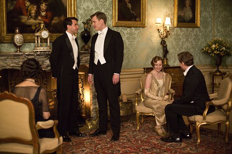 Tom Cullen, Andrew Alexander, Laura Carmichael - Downton Abbey - Episode 3 - Photos