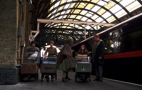 Daniel Radcliffe, Rupert Grint, Bonnie Wright, Mark Williams - Harry Potter a Tajemná komnata - Z filmu