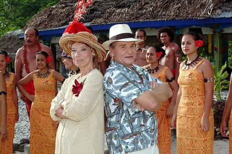 Evelyn Hamann, Fritz Wepper - Das Traumschiff - Samoa - Werbefoto
