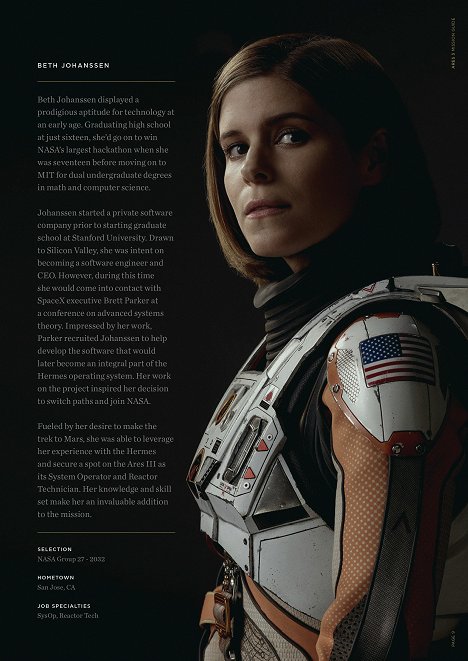 Kate Mara - Der Marsianer - Rettet Mark Watney - Werbefoto