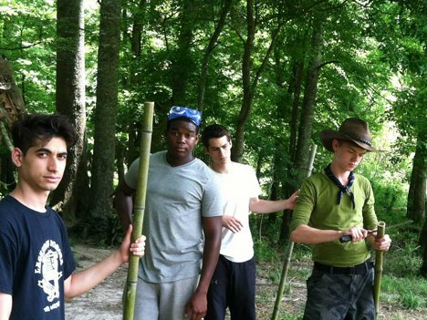 Alexander Flores, Dexter Darden, Dylan O'Brien, Thomas Brodie-Sangster - Maze Runner - Correr ou Morrer - De filmagens