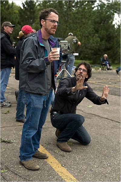 Ethan Coen, Joel Coen - Seriózní muž - Z natáčení