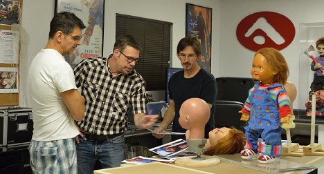 Don Mancini, David Kirschner, Tony Gardner - Curse of Chucky - Dreharbeiten