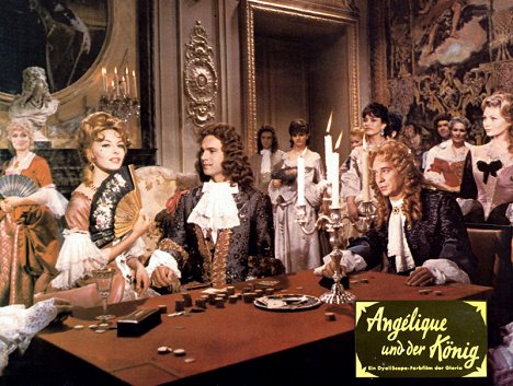 Michèle Mercier, Jacques Toja, Philippe Lemaire - Angelique and the King - Lobby Cards