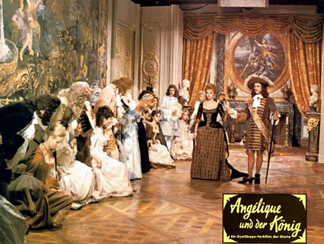 Michèle Mercier, Jacques Toja - Angelique and the King - Lobby Cards