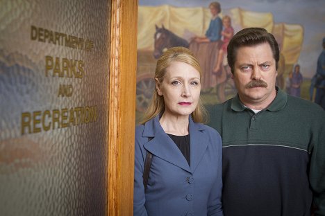 Patricia Clarkson, Nick Offerman - Parks and Recreation - Contrôle fiscal - Promo