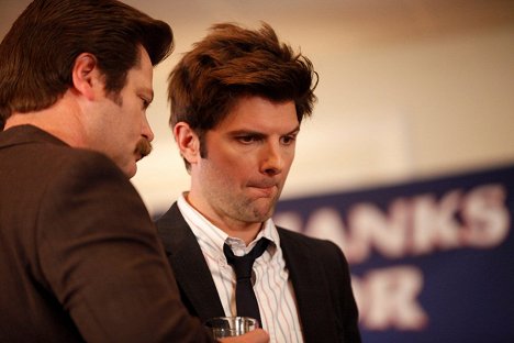 Nick Offerman, Adam Scott - Parks and Recreation - Win, Lose, or Draw - Filmfotók