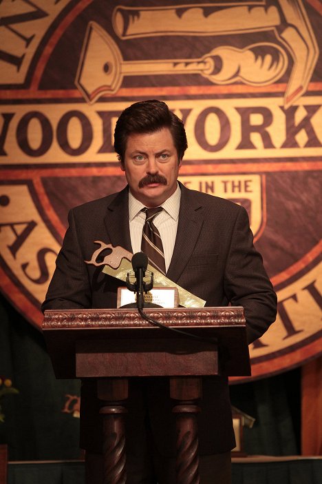 Nick Offerman - Parks and Recreation - Ron and Diane - Photos