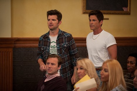 Adam Scott, Rob Lowe - Parks and Recreation - Filibuster - Photos