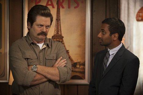 Nick Offerman, Aziz Ansari - Parks and Recreation - The Cones of Dunshire - Filmfotók