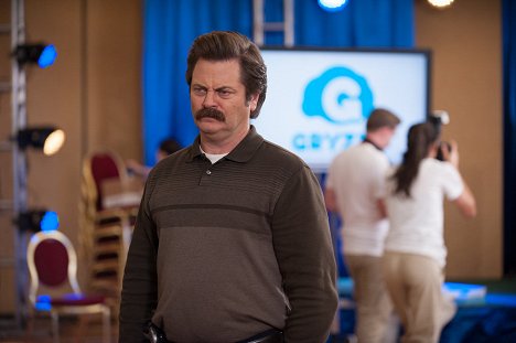 Nick Offerman - Parks and Recreation - William Henry Harrison - Photos