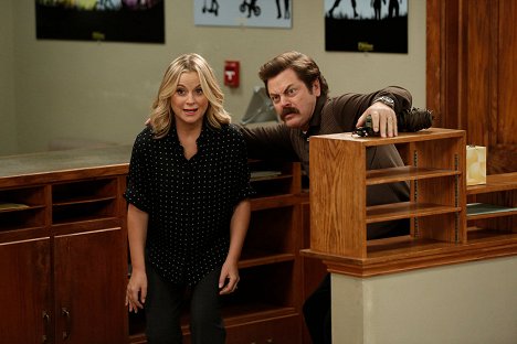 Amy Poehler, Nick Offerman - Parks and Recreation - Leslie and Ron - Photos
