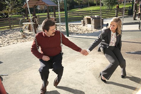 Nick Offerman, Amy Poehler - Parks and Recreation - One Last Ride: Part 1 - Photos
