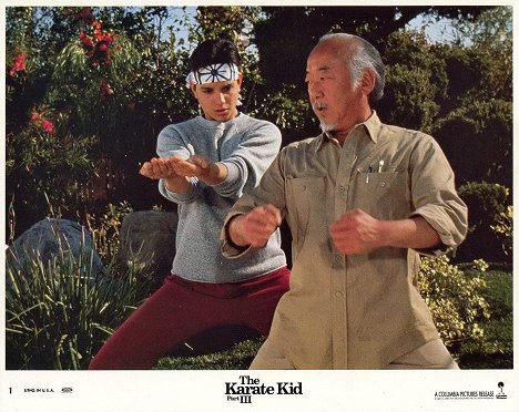 Ralph Macchio, Pat Morita - The Karate Kid, Part III - Lobby karty