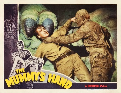 Dick Foran, Tom Tyler - The Mummy's Hand - Lobby karty