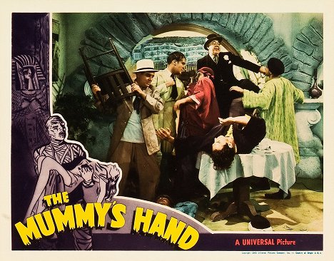 Wallace Ford, Dick Foran, Cecil Kellaway - The Mummy's Hand - Lobby karty