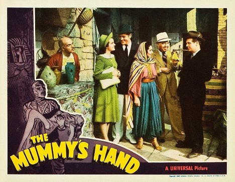 Peggy Moran, Dick Foran, Cecil Kellaway, Wallace Ford - The Mummy's Hand - Lobbykaarten