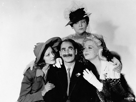 Marion Martin, Groucho Marx, Margaret Dumont, Virginia Grey - Tienda de locos - Promoción