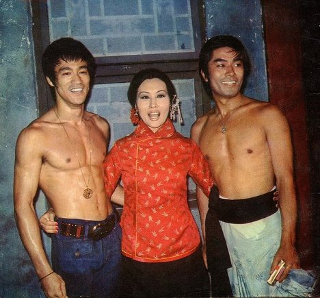 Bruce Lee, Tina Chin-Fei, Yasuaki Kurata - Qi lin zhang - Del rodaje