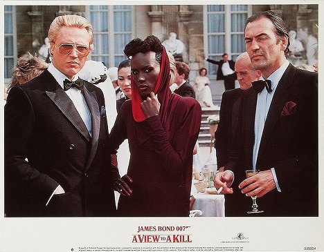 Christopher Walken, Grace Jones, Patrick Bauchau - James Bond - Im Angesicht des Todes - Lobbykarten