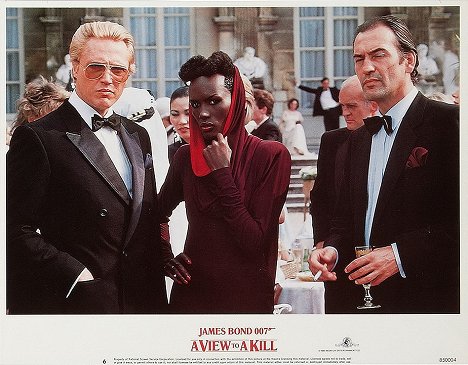 Christopher Walken, Grace Jones, Patrick Bauchau - A View to a Kill - Lobbykaarten