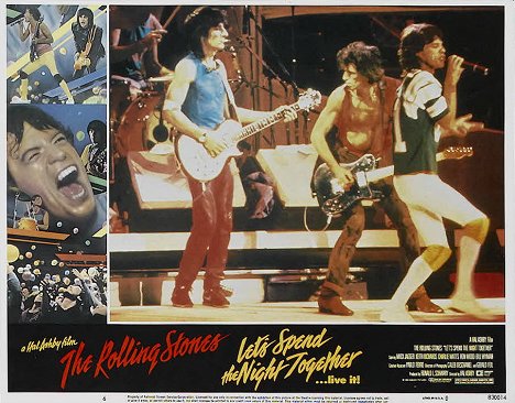 Ronnie Wood, Keith Richards, Mick Jagger - Let's Spend the Night Together - Lobbykarten