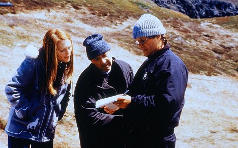 Julianne Moore, Kevin Spacey, Lasse Hallström - Terre Neuve - Tournage