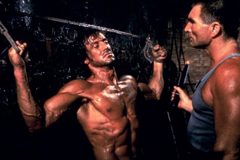 Sylvester Stallone, Voyo Goric - Rambo II - Der Auftrag - Filmfotos