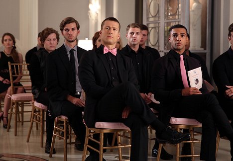 Glen Powell, Lucien Laviscount - Scream Queens - De la película