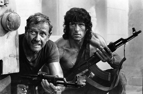 Richard Crenna, Sylvester Stallone - Rambo III - Filmfotos