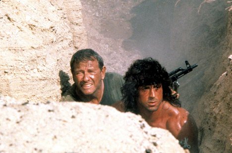 Richard Crenna, Sylvester Stallone - Rambo III - Photos