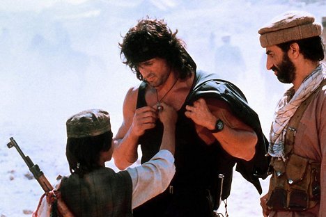Sylvester Stallone, Sasson Gabai - Rambo III - Photos