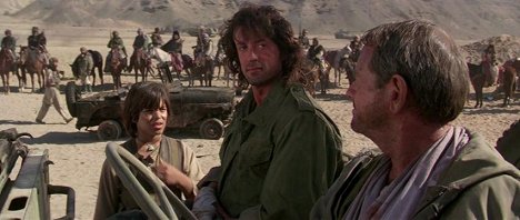 Doudi Shoua, Sylvester Stallone, Richard Crenna - Rambo 3. - Filmfotók