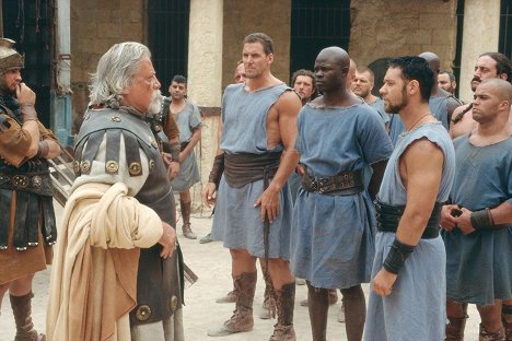 Oliver Reed, Ralf Moeller, Djimon Hounsou, Russell Crowe - Gladiator (El gladiador) - De la película