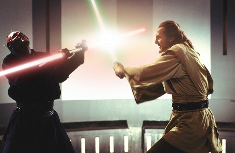 Ray Park, Liam Neeson - Star Wars: Episode I - Die dunkle Bedrohung - Filmfotos