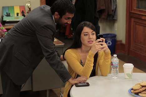 Aziz Ansari, Aubrey Plaza - Parks and Recreation - Indianapolis - Photos