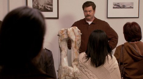 Nick Offerman - Parks and Recreation - Jerry's Painting - Photos